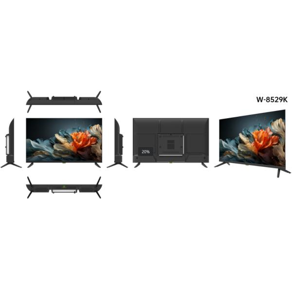 Frameless 85 Inch Smart TV Ultrathin Thickness 4K With WebOS System