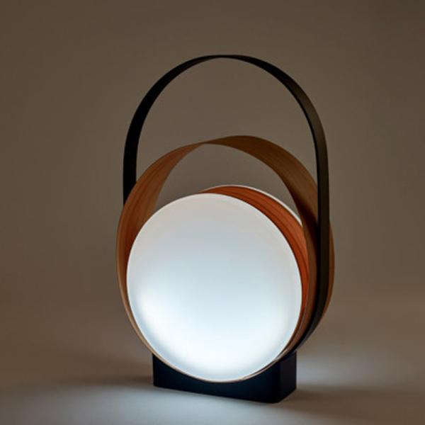 Nordic living room wood grain table lamp designer creative villa living room Loop LED Table Lamp(WH-MTB-224)