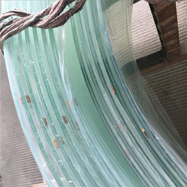 Bent Curved Glass Curved Laminated Glass Plates Thickness 8mm 10mm 12mm Decorative Architectural Glass Hot Bent Glass ODM / OEM Support