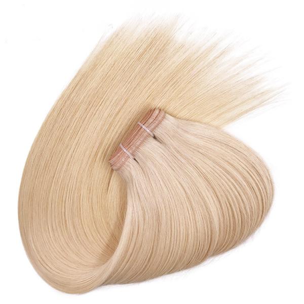 Glamorous Human Hair Extensions for Styling Flat Track Weft Hair Extensions
