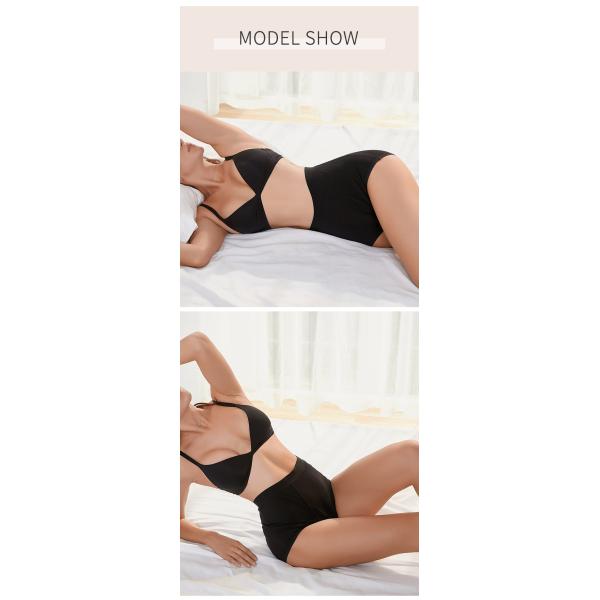 4 Layers Leak Proof Heavy Days tummy control period panties  High Waist postpartum Waterproof