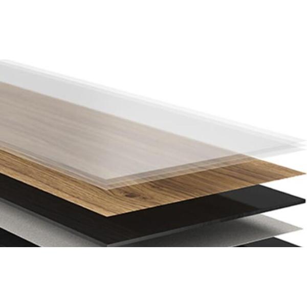 Фильм настила LVT декоративный придает огнестойкость 1000x0.07mm для свободного положенного настила