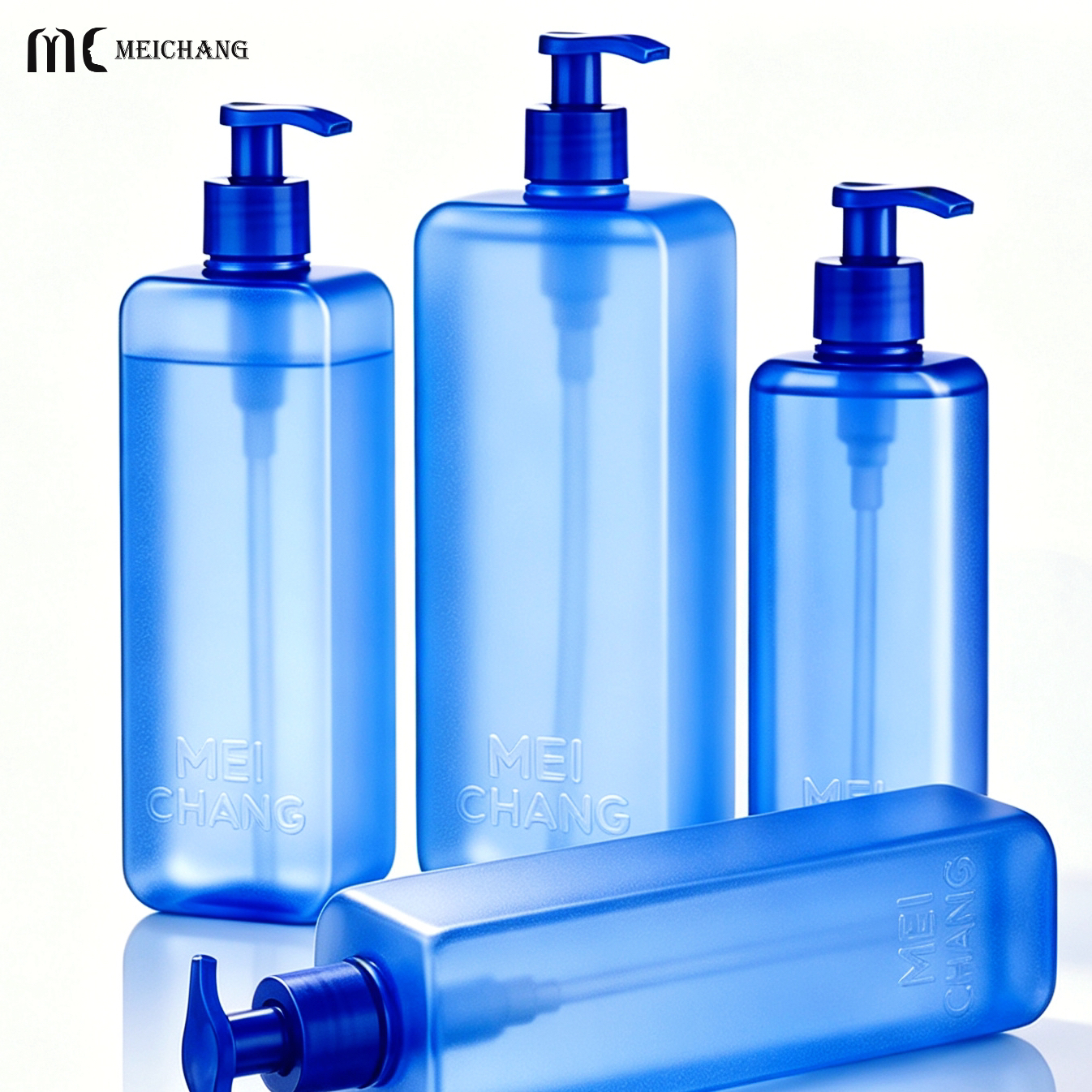 250ml/450ml/550ml/980ml Biodegradable PE Lotion Pump Bottle for Sunscreen & Body Care(MC-443)
