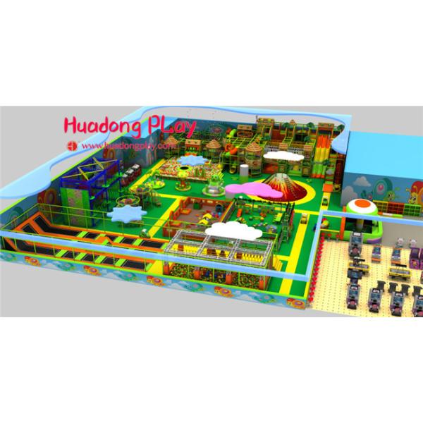 Commercial Wooden Soft Indoor Play Equipment For Toddlers Anti Skid Highly Reliable