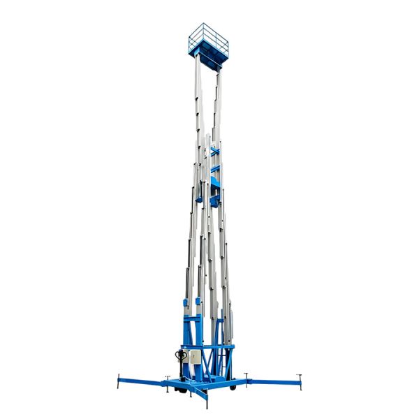 Aluminium Six Vertical Mast Lift Order Picker 18m-24m 150kg