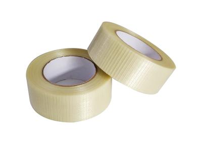 Malha impermeável fita cruzada da fibra de vidro do filamento
