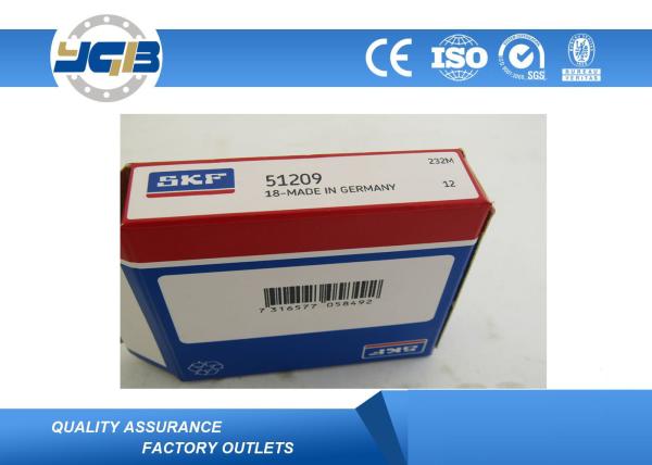 51208 51209 51210 Single Direction Thrust Ball Bearing SKF For Automobile Steering Pin