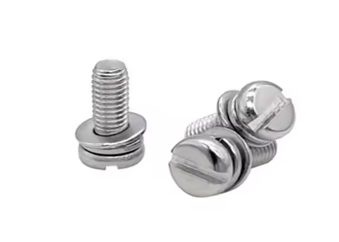 M4 M5 Titanium Gr2 Gr5 Slotted Pan Head Screw Assembled With Washer Assortment 