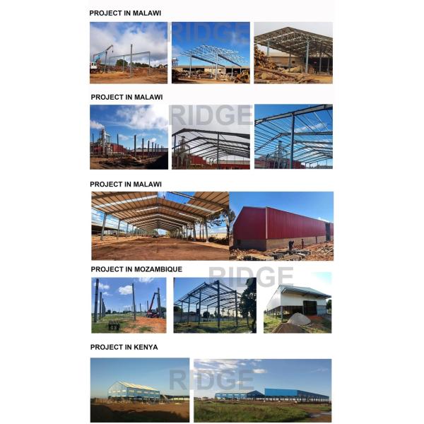 Light Steel Structure Prefabrication Metal Factory Portal Frame Steel Structure Workshop Building Custom Metal Buildings