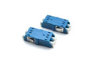 Único modo LC do duplex ótico da luva da zircônia do adaptador da fibra ótica do