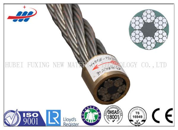 Ungalvanized Steel Wire Rope For Cranes 6x7+FC With 6-48mm Wire Gauge