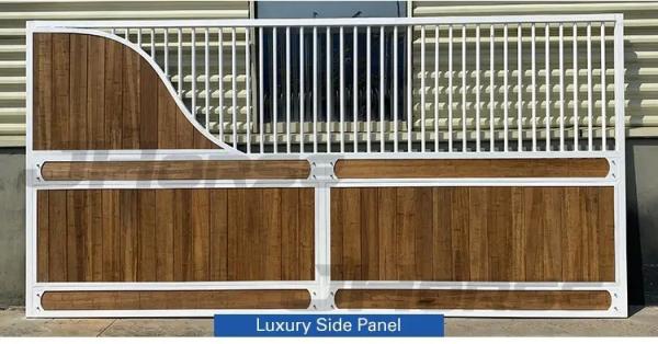 High Strength Steel Tube Frame prefab metal horse stables With Roof long lasting