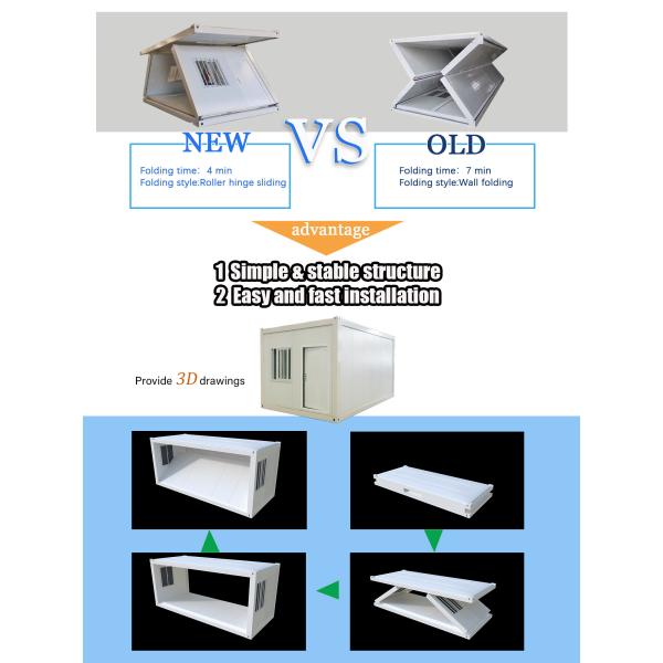 Украины Катастрофа Чрезвычайная ситуация Стальная квартира Складка Готовые конвейерные контейнерные дома