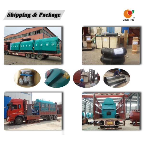 Small Biomass Fired Steam Boiler / Professional Wood Chip Steam Boiler