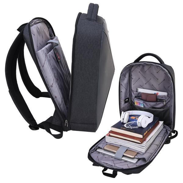 ODM USB Laptop Backpack Anti Theft 15.6 Inch Men Travel Leisure School Rucksack