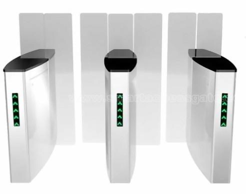 Luxury Handicapped Wheelchair Speedlane Swing Barrier Gate With RFID Reader