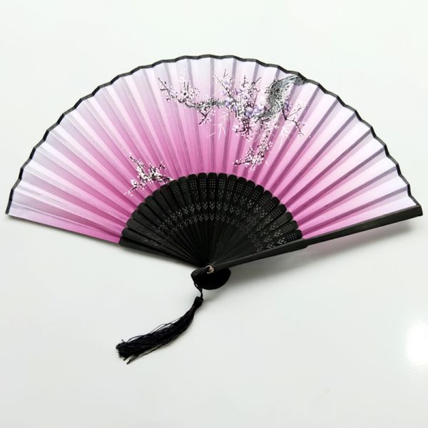 [I AM YOUR FANS] in Stock Personalized Wedding Hand Fan Bamboo Silk Fan