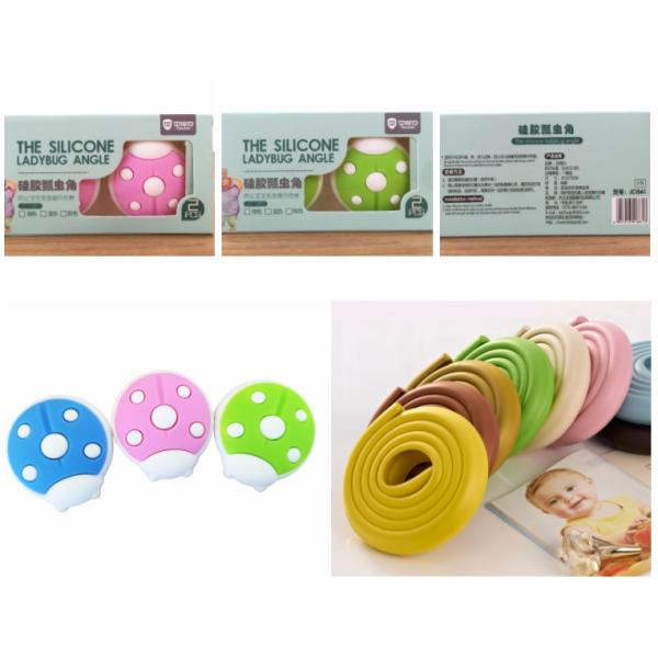 Silicone Baby Safety Table Products Ladybug Shape Corner Guards Baby Safety Corner Guards
