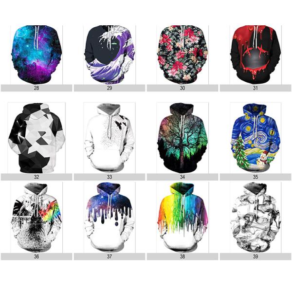 OEM Oversized Cotton Sweatshirt , Breathable Polyester Cotton Hoodies