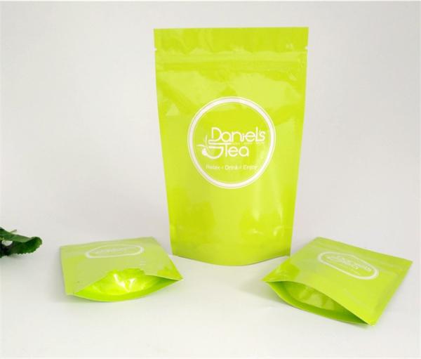 tea doypack bags white craft paper food pouch dry fruit packaging bag