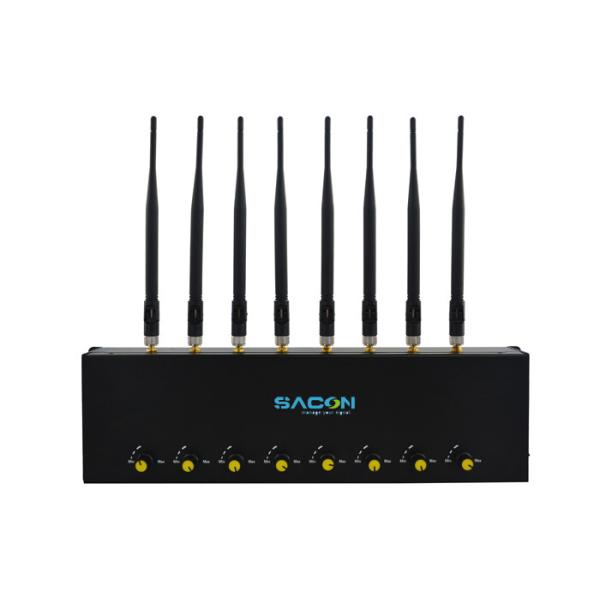 8 Antennas 20W Adjustable Output Signal Jammer Cell Phone Blocker for 3G 4G WiFi GPS