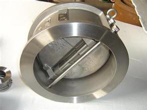 H76 Dual Disc Check Valve , Flanged Swing Check Valve Normal Pressure