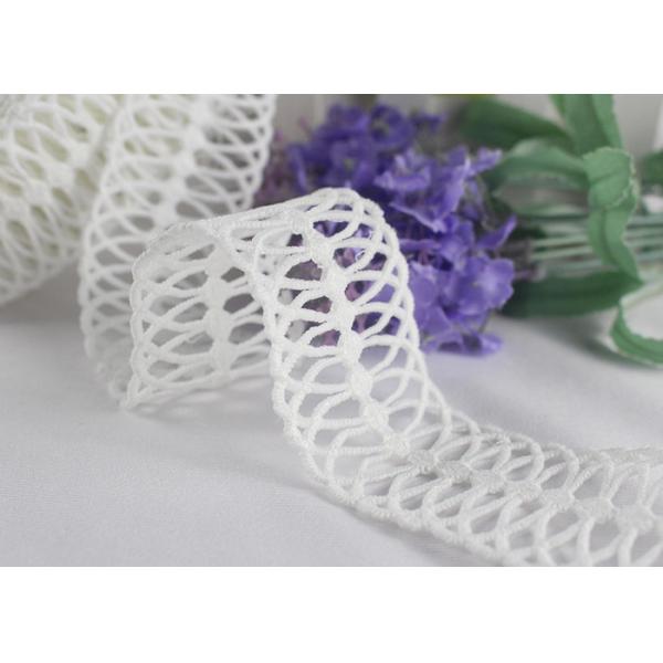 Отделка двором, Веддинг Стретчь лента шнурка гипюра ширины белизны 4.2км флористическая шнурка