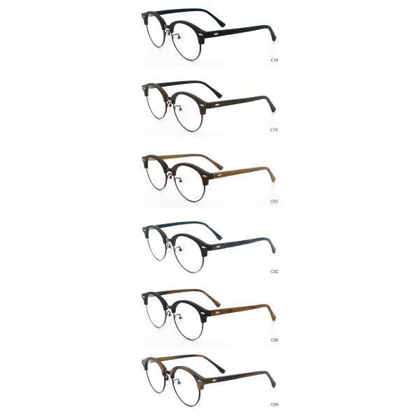 Ручная работа деревянные зерновые очки Деревянная копия ацетата Очки рамки MR 4246