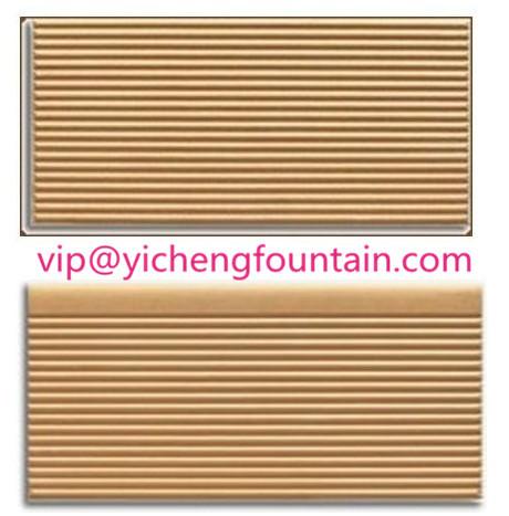 Durable Porcelain Swimming Pool Deck Tiles Eco - Friendly FINA Standard Ivory Color