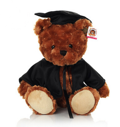 18 Inch Doctor Graduation Teddy Bear Stuffed Soft Plush Toys For Collection Celebration
