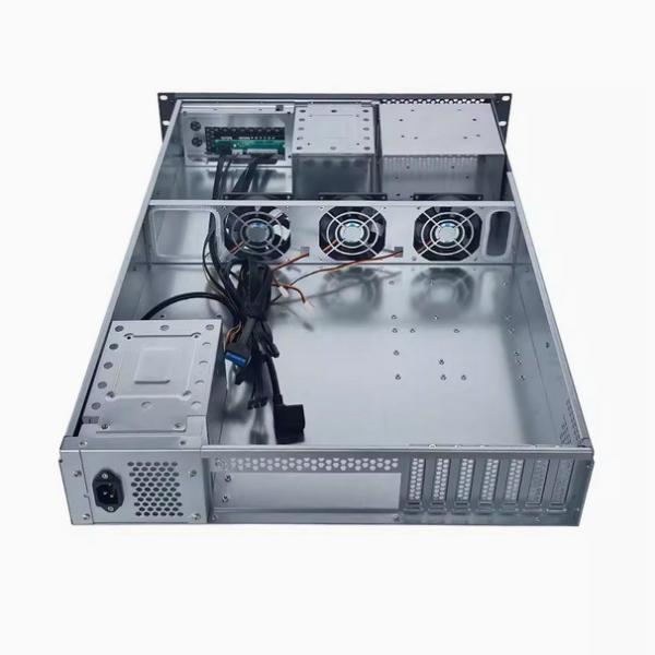 2U Serveur Casse 430*650*88mm 2U-Q2L Serve châssis avec 3 ventilateurs 8025 Ventilateurs Processeur Serveurs de fréquence principale Moule privé NO