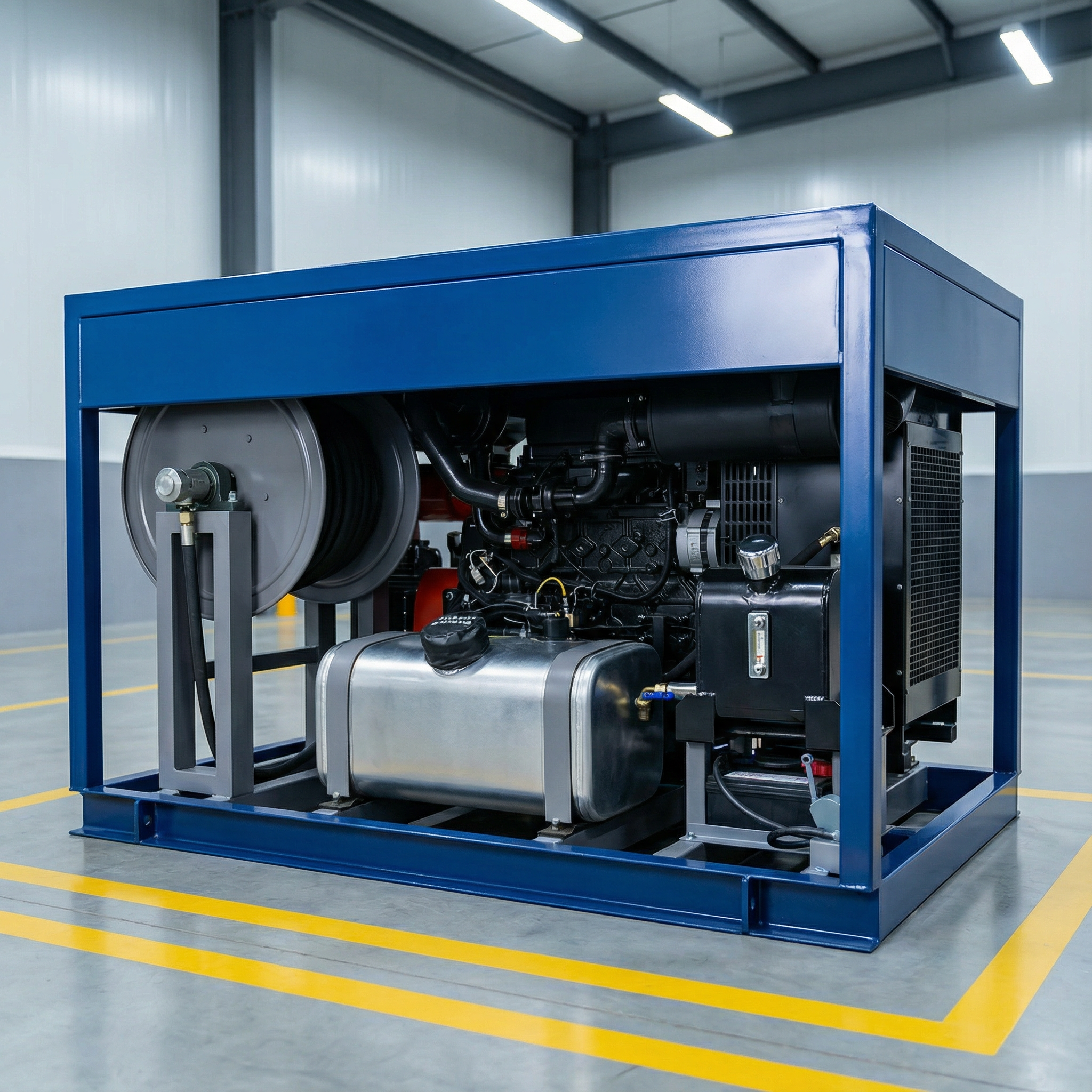 XY16013D Hydro Dynamic Sewer Reclamation high pressure cleaning System