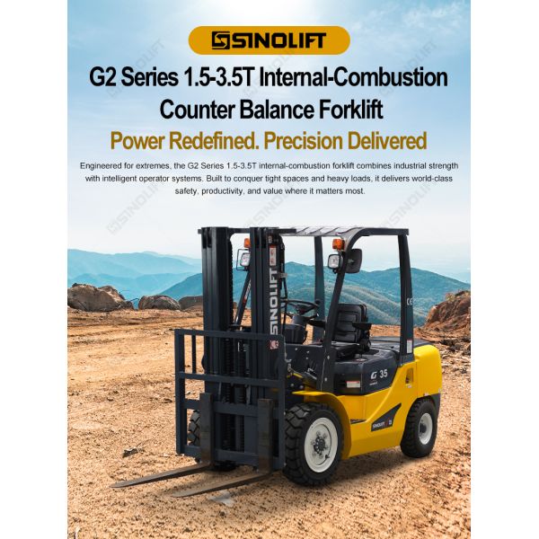 G2 Series 1.5-3.5t Internal-Combustion Counter Balance Forklift with OEM Manufacturer Service