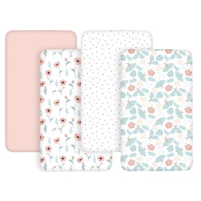 Skin Friendly Standard Bassinet Crib Sheet Bassinet Mattress Sheet