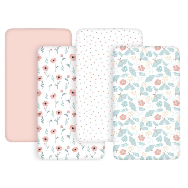 Skin Friendly Standard Bassinet Crib Sheet Bassinet Mattress Sheet
