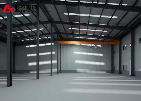 Light Metal Frame Pre Engineered Steel Warehouse Buildings Galvanized