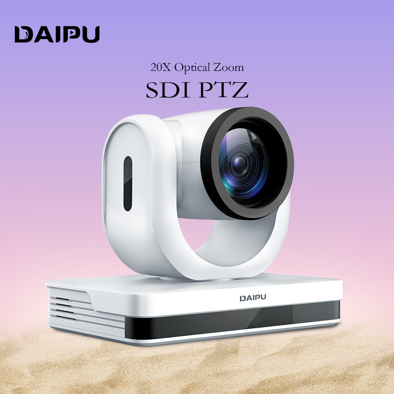 PTC-20S PoE HD-MI 3G-SDI USB 1080P60 HD IP Auto Tracking PTZ Camera for Live Streaming