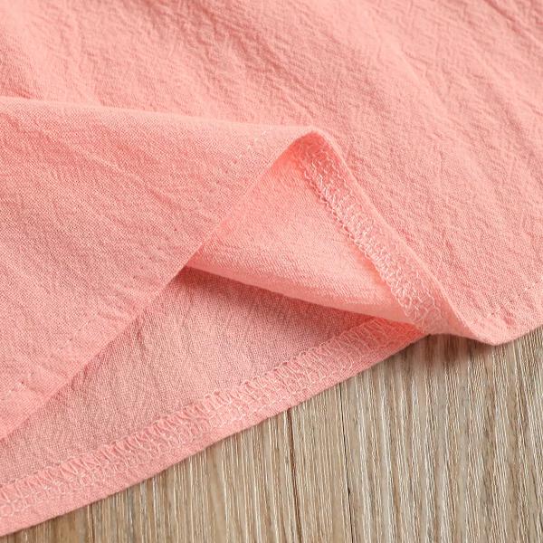 Sleeveless Casual Children'S Dress Clothing Solid Color Casual Dresses Medium Length