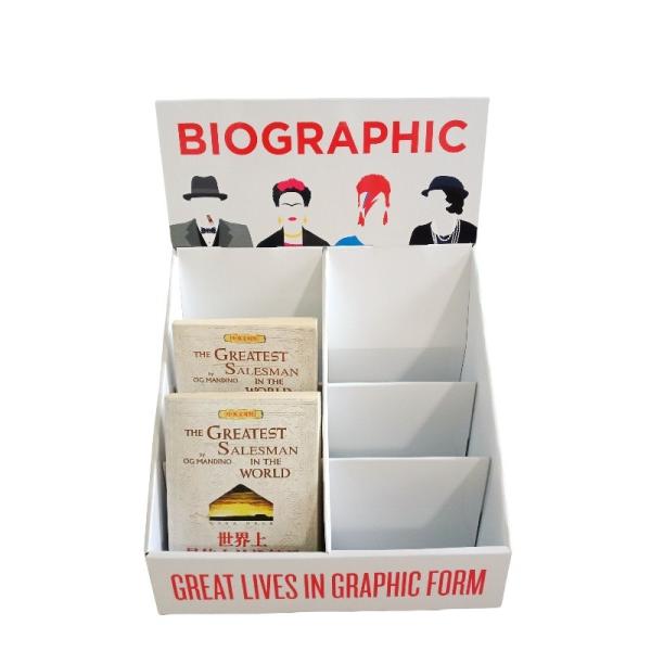 Full Color Printing Corrugated PDQ Displays Cardboard Shelf Display Customized