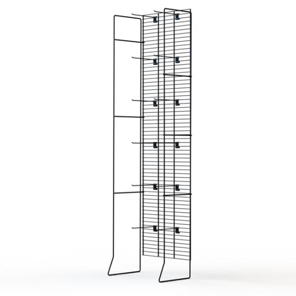 Metal Wire Flooring Display Racks For Customer' Bags 7x9 Inch