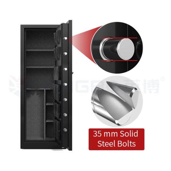 Large Gun Secure Box Gun Safe Box Protect Firearms Fire Resistant Anti Pry Safe Box