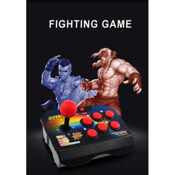 16 Bit Built-in 145 Arcade Game Retro Joystick Video Game Consoles Pocket  ABS Console Players Stick Controller Console AV