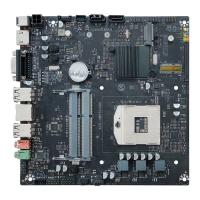 Intel HM65 2 3er núcleo ITX Intel PGA989 placa base X86 placa base de escritorio