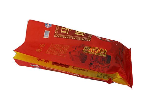 Industrial Woven Sand Bags And Sacks , Red Color PP Woven Bags With PE Inner Line