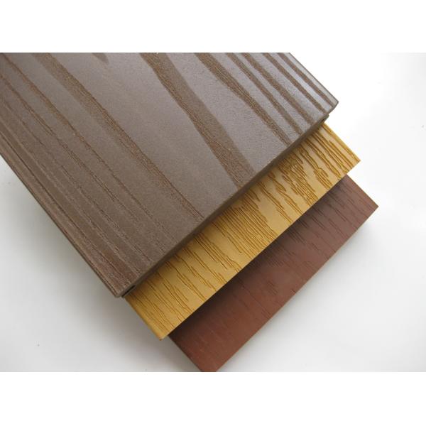 Solid Wood Plastic Composite WPC Decking / Flooring Boards Anti - slip