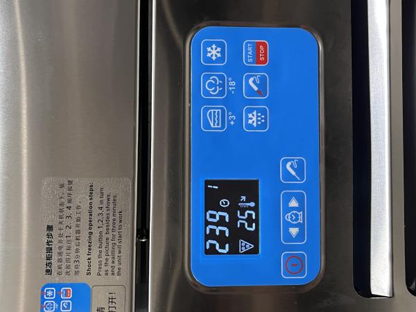 Commercial High Efficiency Blast Freezer Single-Temperature Shock Free Fan Cooling for Restaurants Food Refrigeration Equipment