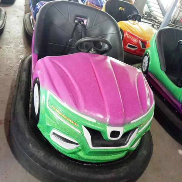 2 Riders Kids Bumper Cars Corrosion Resistance Safe Performance