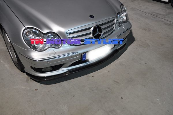 Отражетель углерода Mecedes W203 AMG - одиночный выход