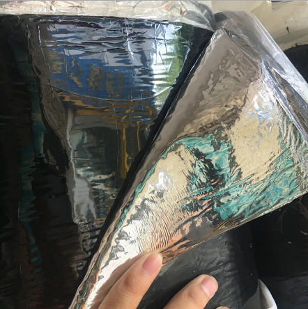 Отельная крыша водонепроницаемая 1,5 мм самоклеящаяся пятна алюминиевая мембрана