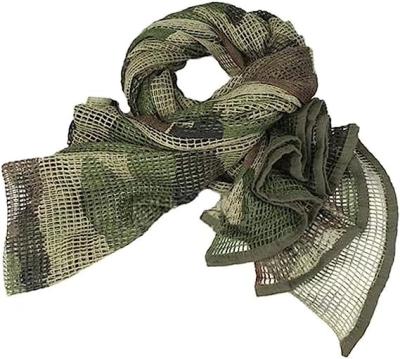 Camouflage Scarves, Sniper Veil Camo Mesh Material Hunting Shemagh Scarf Balaclava Head Neck Cover